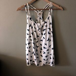 Pink Rose Tank Size Med